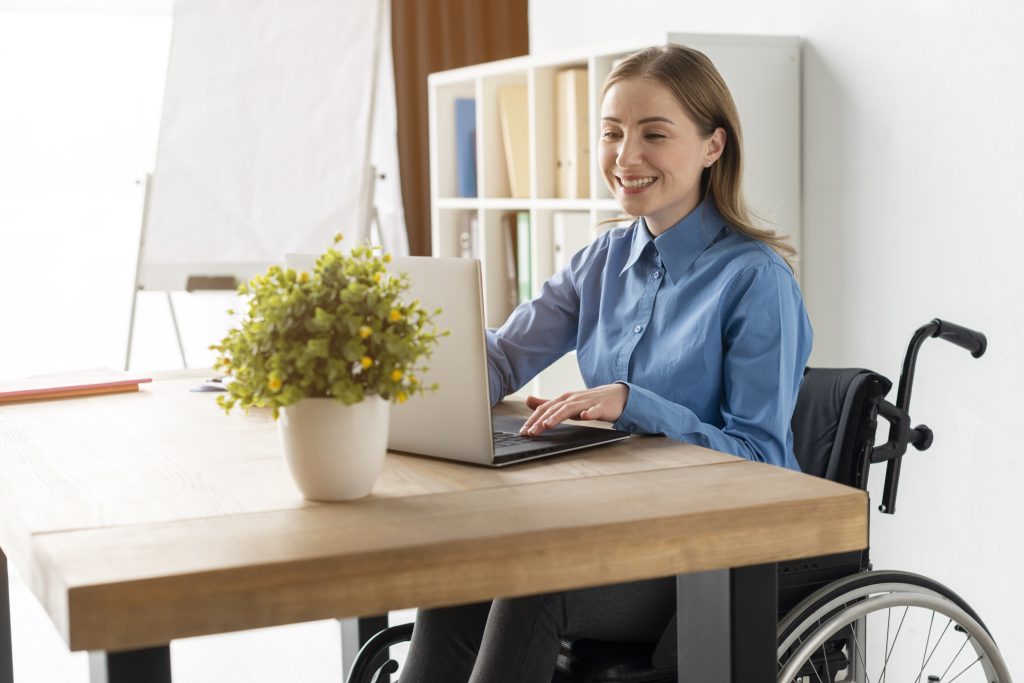 Ouverture de stage avec la stagiaire en situation de handicap (PSH)